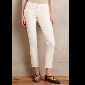 AG Slim Straight Stevie Ankle Cords sz 27 NWT
